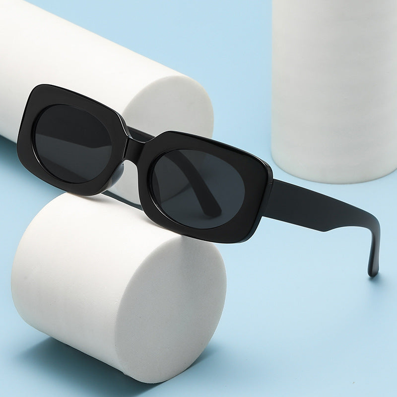 Damen Modische Sonnenbrille mit einzigartigem transparentem Rahmen Brehn