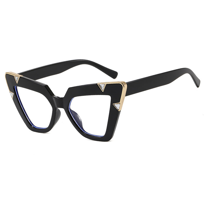 Damen Cat-Eye Sonnenbrille mit luxuriösem Motiv und schützendem UV-Filter Brehn
