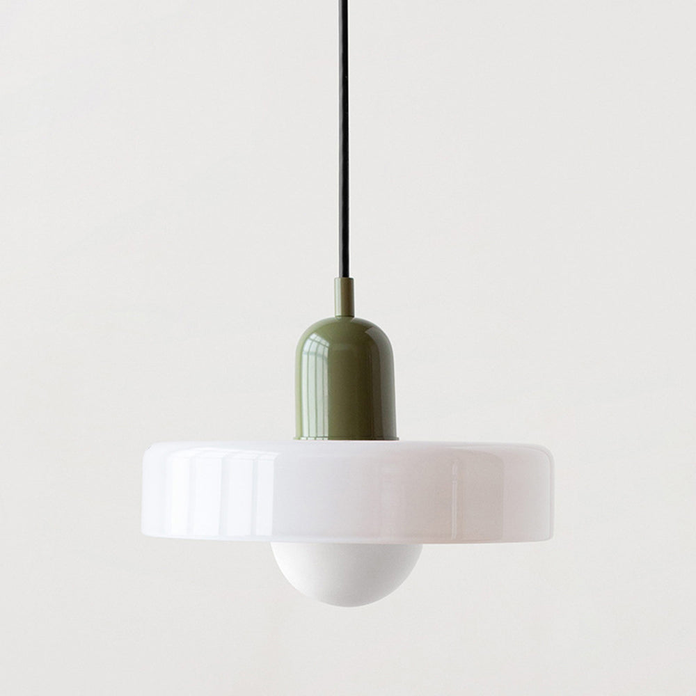 Farbenfrohe Bauhaus-Style Pendelleuchte - StiloGlas | Brehn