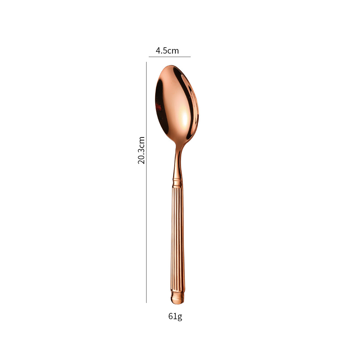 Eleganter Dessertlöffel mit Exklusivem Oberflächendesign Brehn