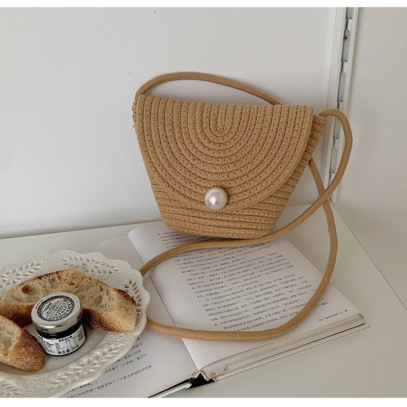 Damen Handtasche mit elegantem runden Design Brehn
