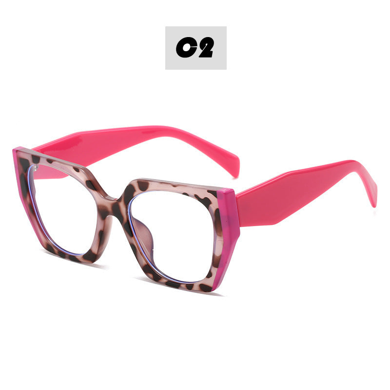 Damen Modische Oversized Brille Brehn