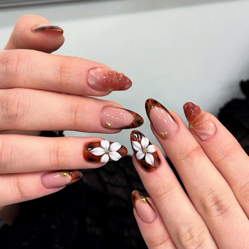 Dekoratives Florales P Press-On Nagelset Brehn 1787294358
