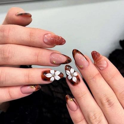 Dekoratives Florales P Press-On Nagelset Brehn 1787294358