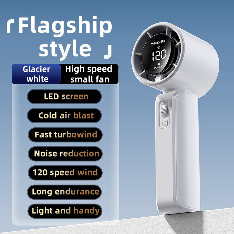 Damen Handventilator mit LED-Anzeige und Turbofan Brehn