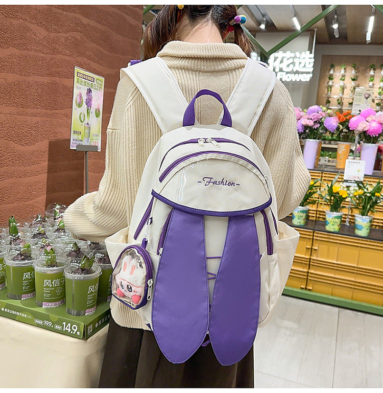 Hasenohren Design Rucksack Brehn