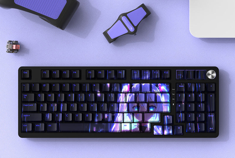 Drahtlose anpassbare mechanische Tastatur Brehn