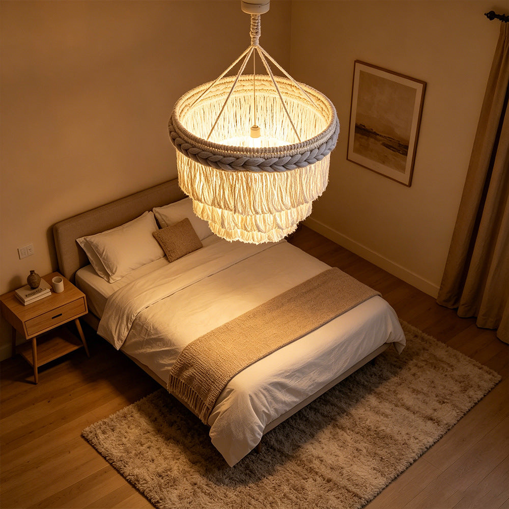 Eleganter Macrame Pflanzenhalter