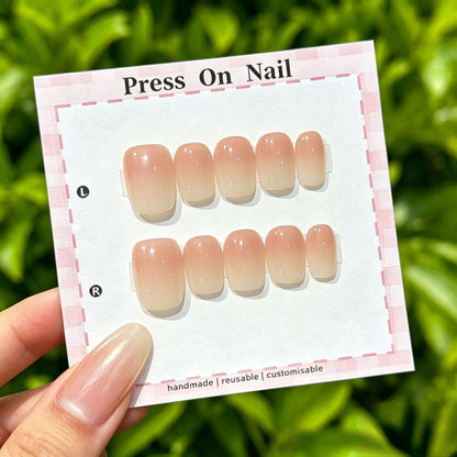 Anpassbare Ombre Press-On Nägel
