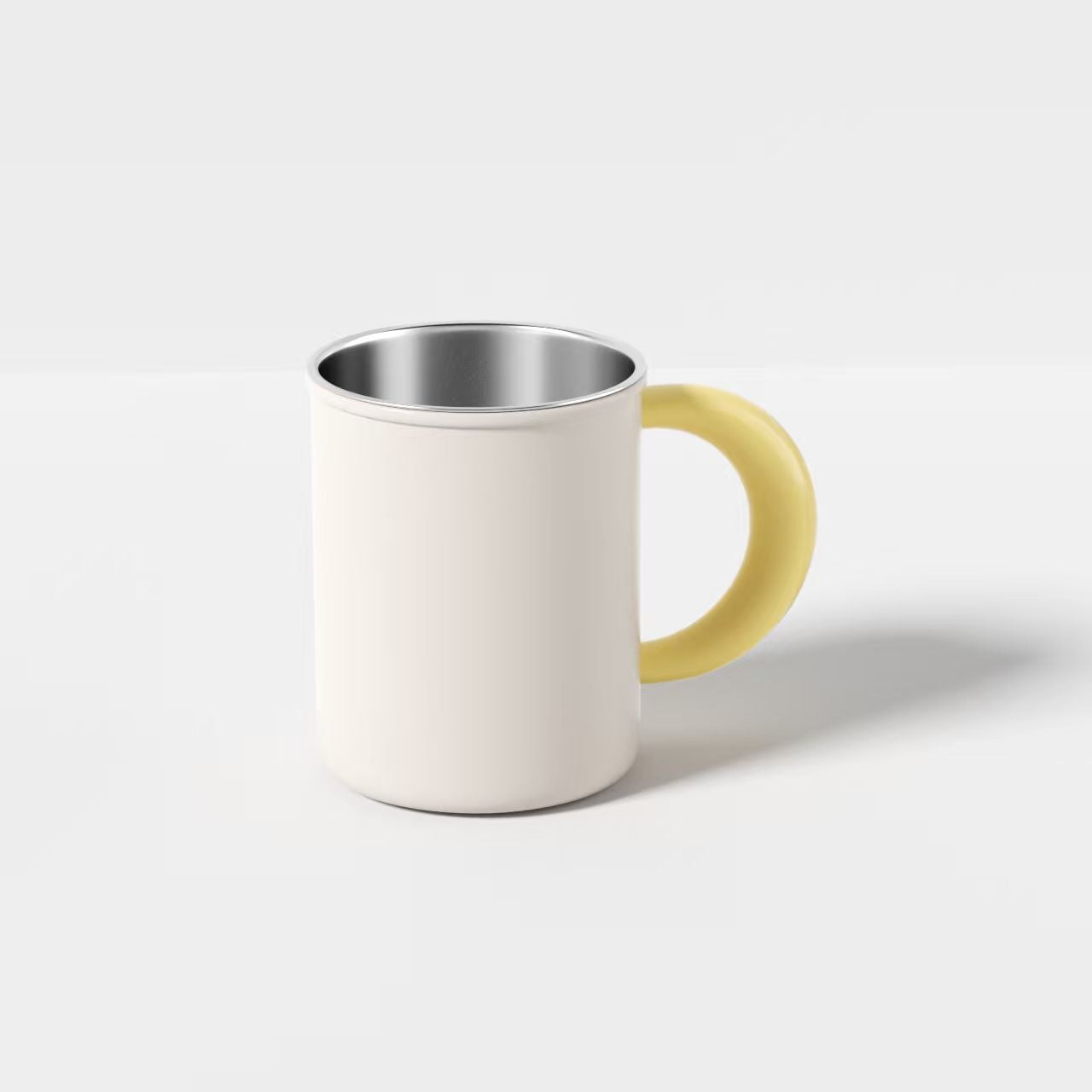 Edelstahl Kaffee- und Teetasse mit Ergonomischem Griff Brehn