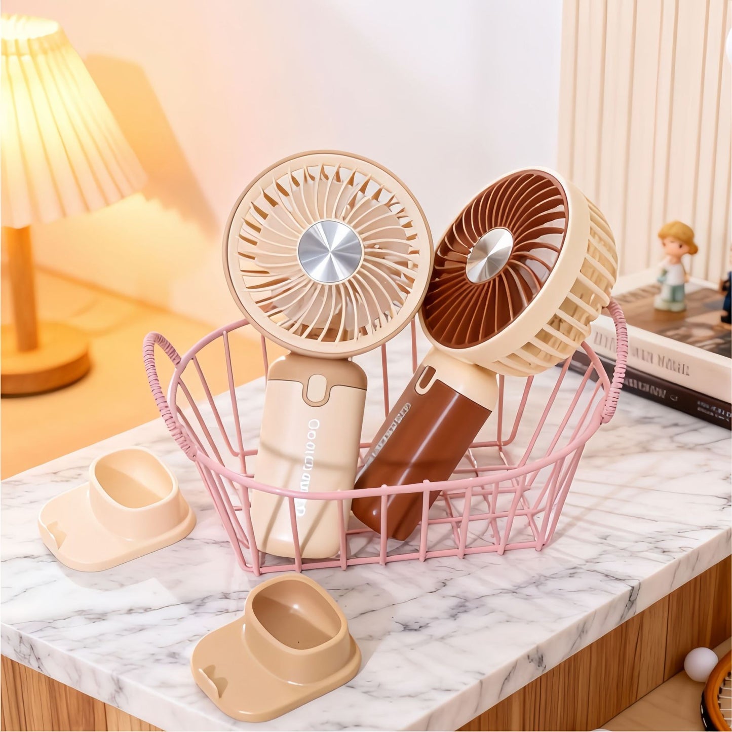 Damen Tragbarer Handventilator mit USB-Ladefunktion Brehn