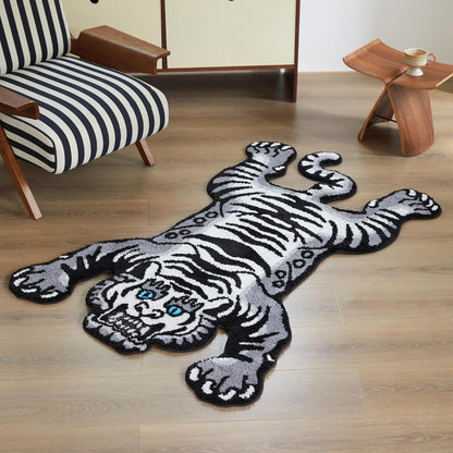 Verspielt tigerförmige Badematte
