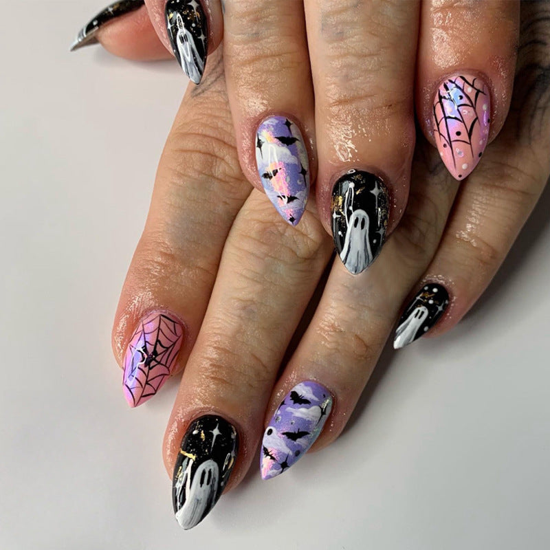 Halloween-Themen Nagelkunst Brehn