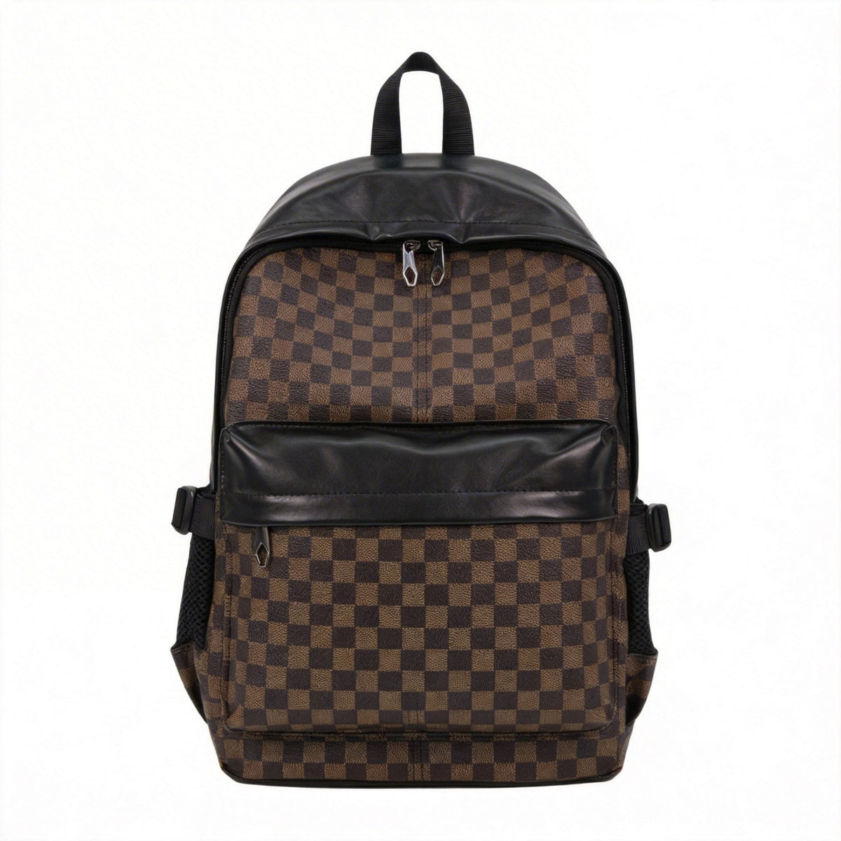 Stylischer Schachbrettmuster-Rucksack Brehn