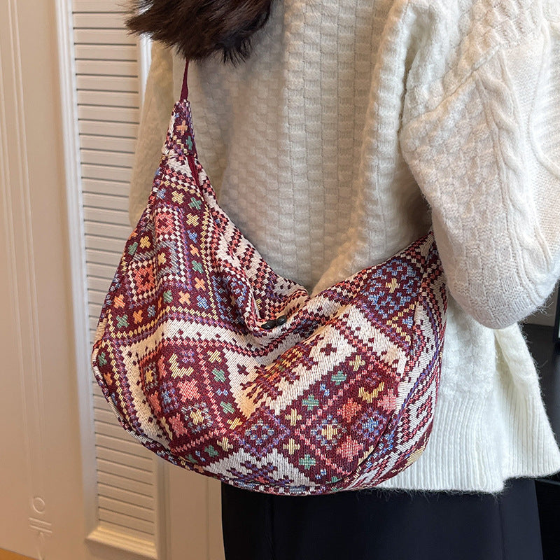 Ethnisch gemustertes Sling Bag