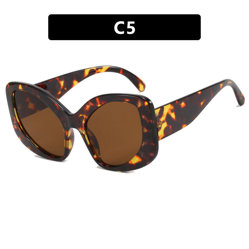 Damen elegante Oversized-Sonnenbrille mit markantem Design Brehn