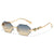 Modebewusste Statement-Hexagon-Sonnenbrille Brehn