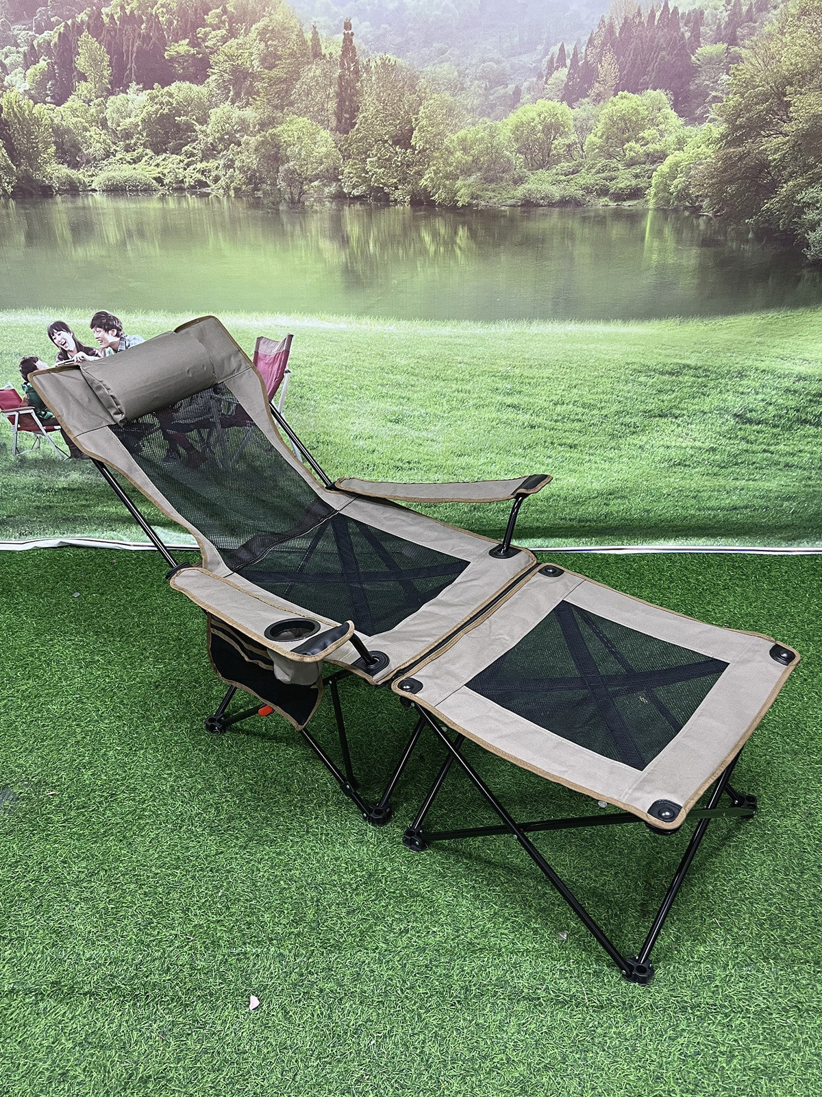 Liegestuhl für Camping