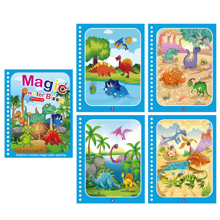 Brehn | Magisches Wasser Malbuch für Kinder