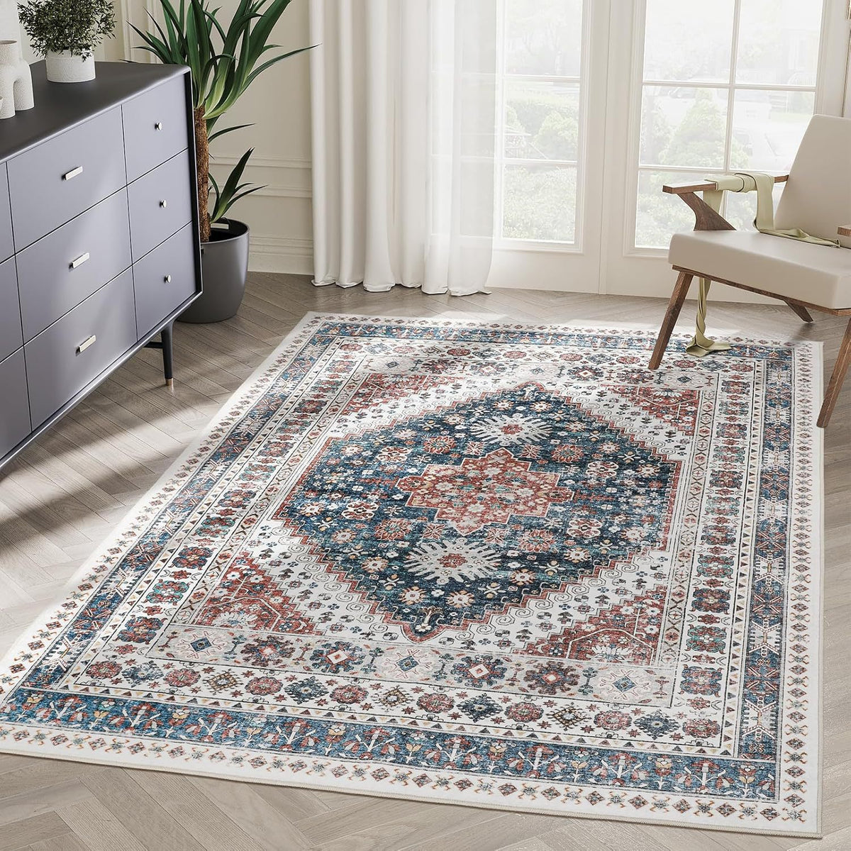 Vintage-inspirierten dekorativen Teppich