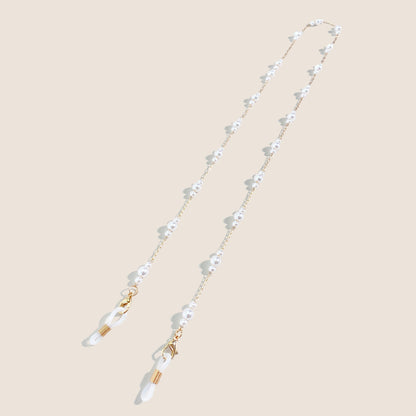 Elegante Perlenverzierte Brillen Kette Brehn