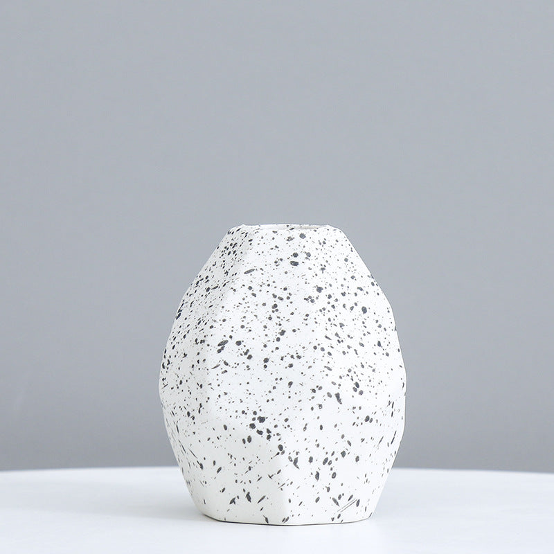 Geometrische dekorative Keramikvase Brehn