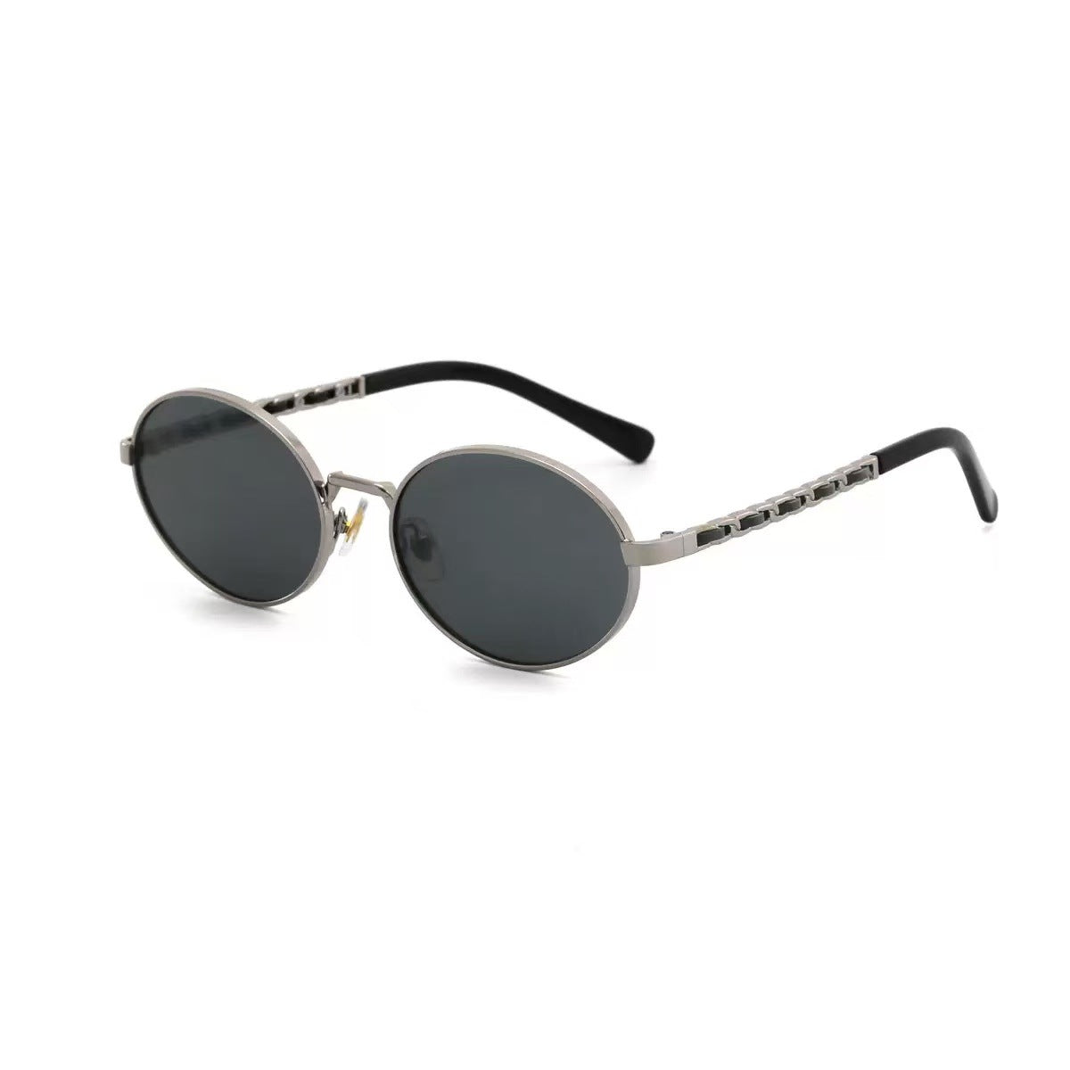Damen elegante runde Sonnenbrille mit luxuriösem Rahmen und komfortablen Bügeln Brehn