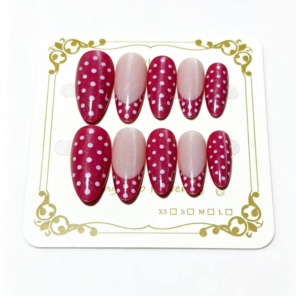 Trendige Spitznagel Press-On Nagelset Brehn