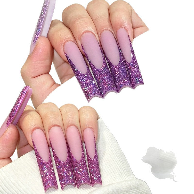 Glitter Ombre Press-On Nail Set Brehn