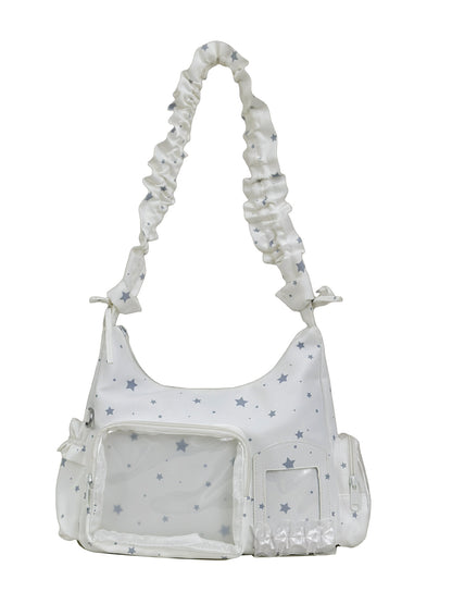 Sternenmuster Schultertasche