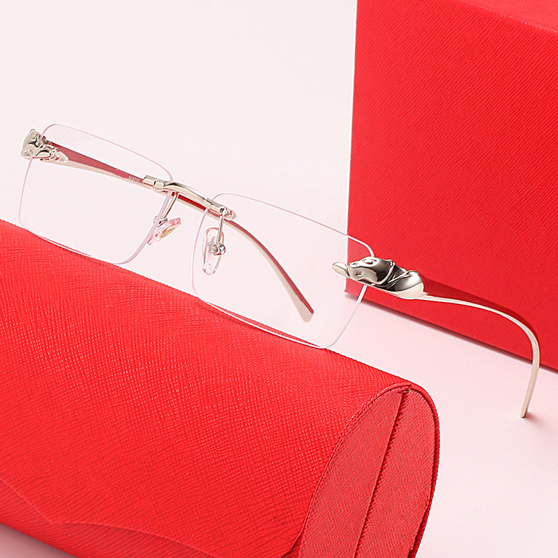 Damen modische Sonnenbrille mit elegantem Metallrahmen und innovativen Gläsern Brehn