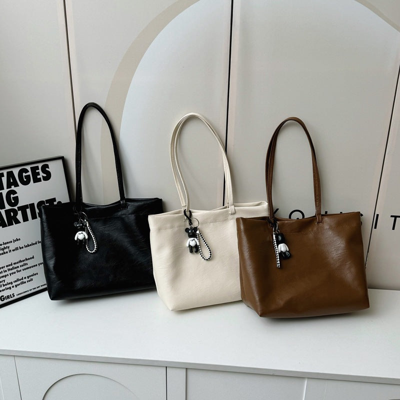 Chic Faux Leather Tote Bag Brehn