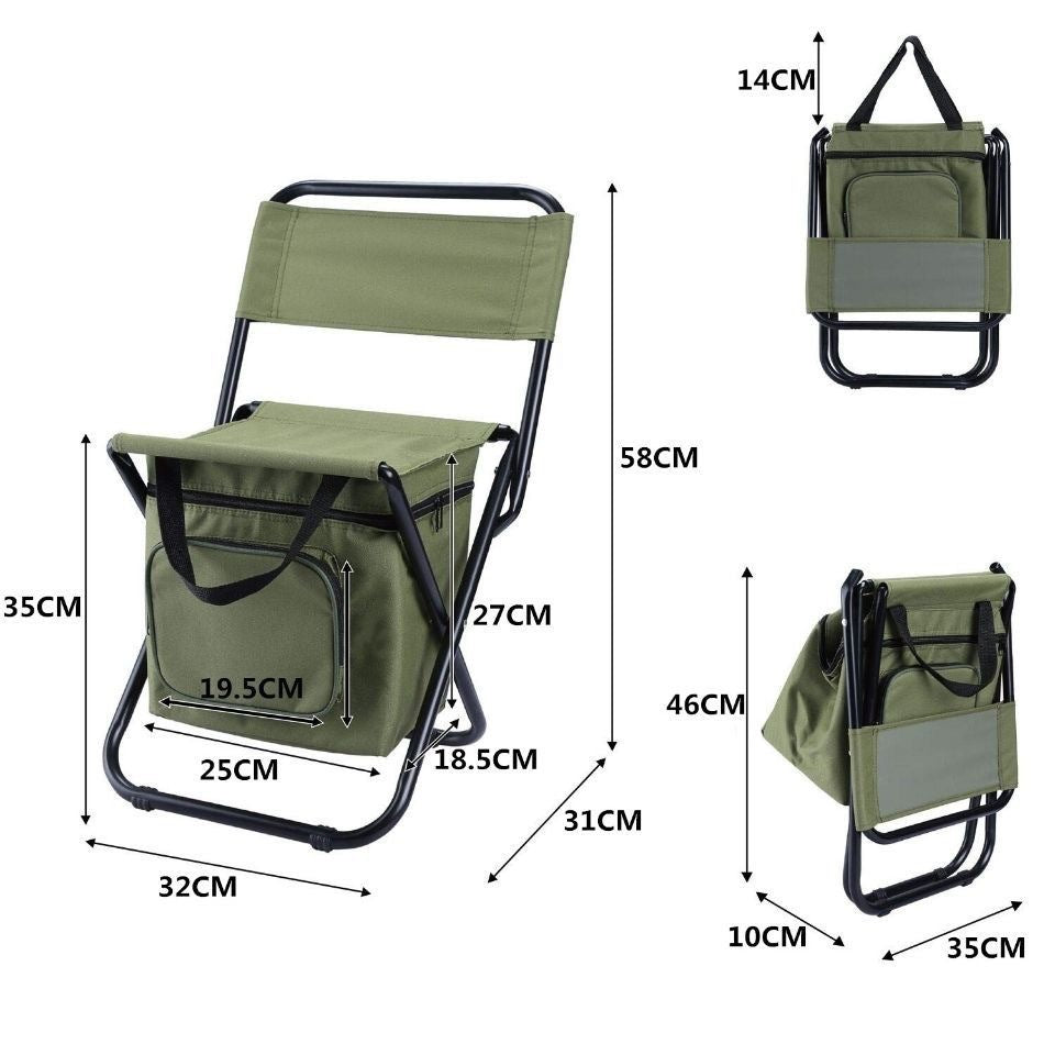Damen Faltstuhl mit Kühltasche Brehn