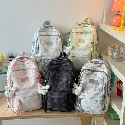 Trendige Marmor-Muster-Rucksack Brehn