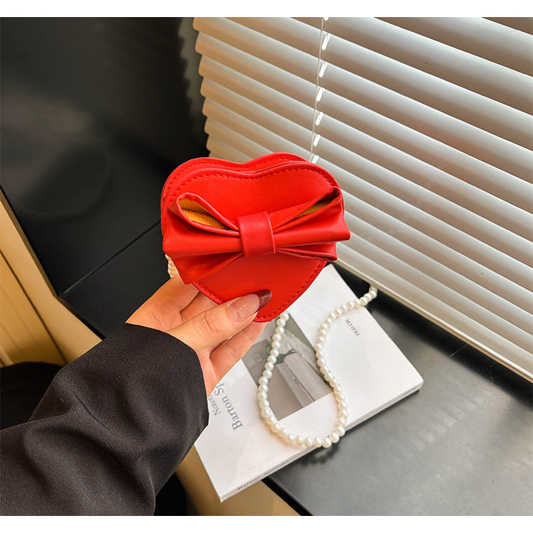 WoHerzförmige Schleifen-Clutch Tasche Brehn