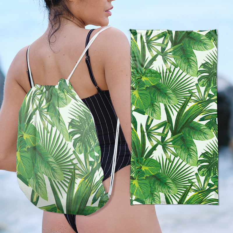 Multifunktionale Strandtasche mit integriertem Handtuch Brehn