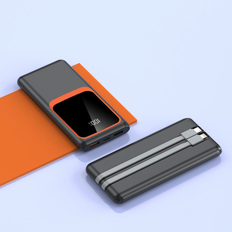 Powerbank mit Integrierten Schnellladefunktion und Digitaler Anzeige Brehn