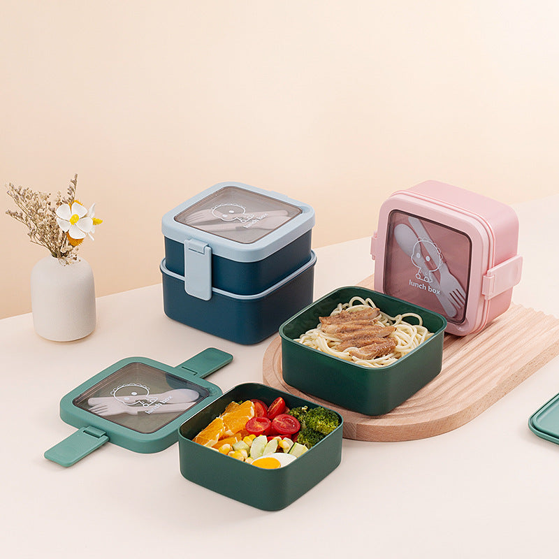 Vier-Komponenten Lebensmittelaufbewahrung Mittagessen Box