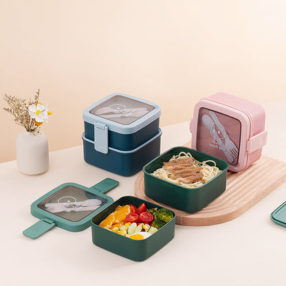 Vier-Komponenten Lebensmittelaufbewahrung Mittagessen Box