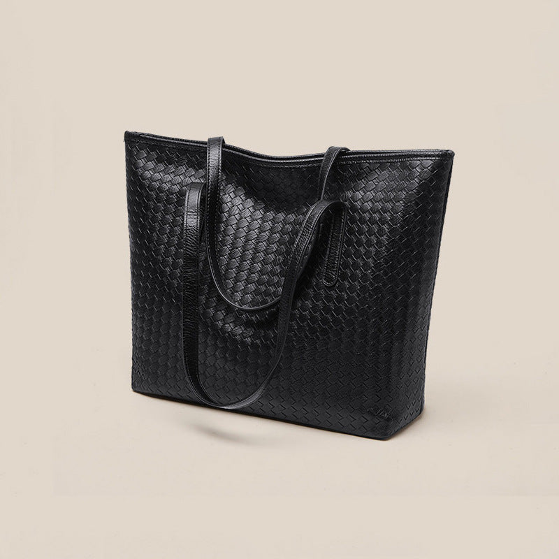 Woven Leather Tote Bag Brehn