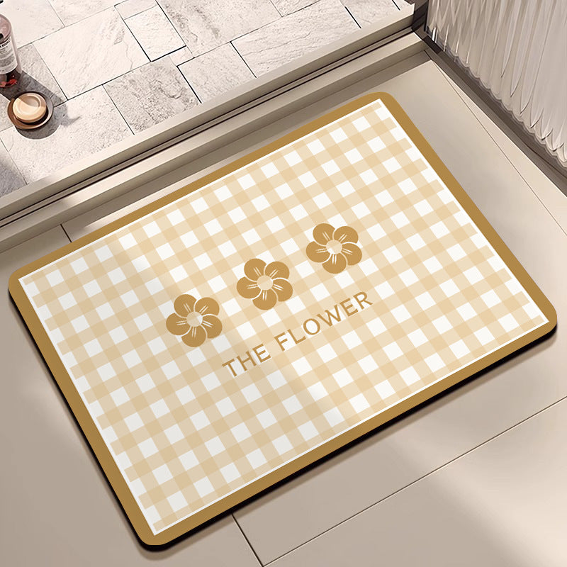 Fröhliches Florales Design Innenbereich Teppich Brehn