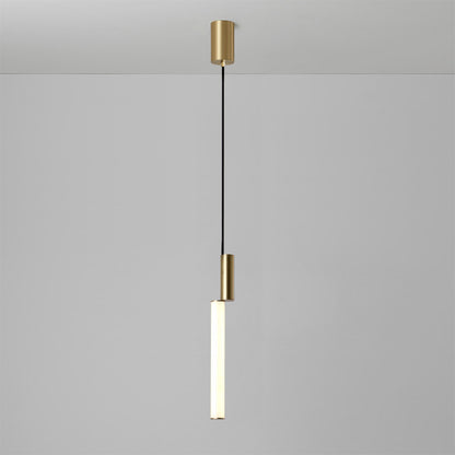 Moderner minimalistischer Pendelleuchte mit doppelten Röhren