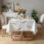 Elegante bestickte Tischdecke