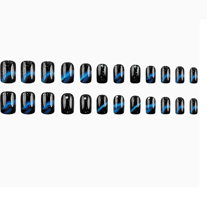 Galaxy-Themed Nail Art Set Brehn