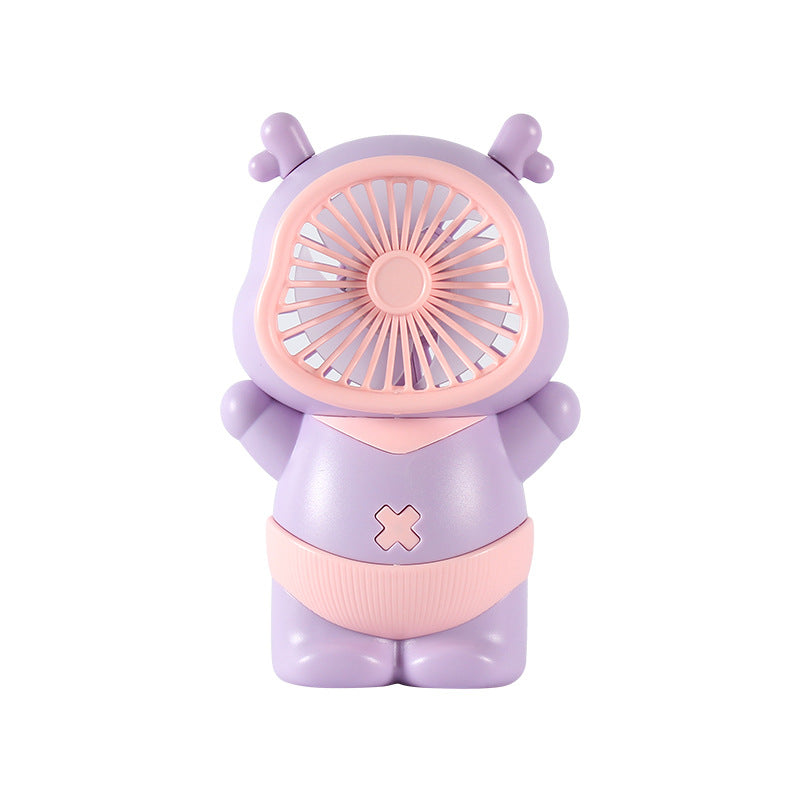 Damen tragbarer Miniventilator im Bären-Design Brehn