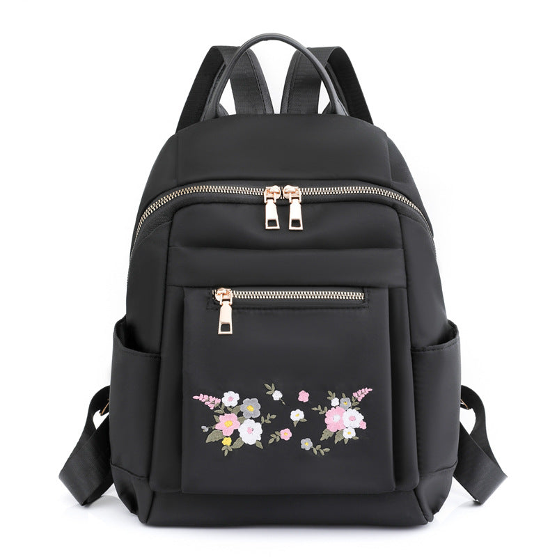 Floral Bestickter Rucksack Brehn