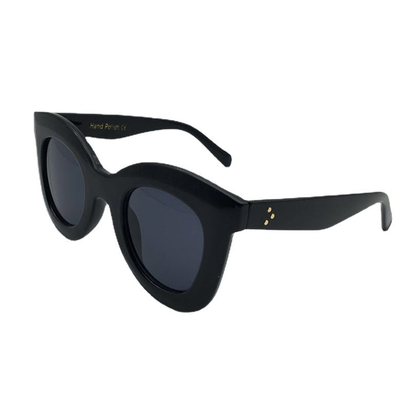 Damen stylische Oversized-Sonnenbrille mit trendigem Rahmen Brehn
