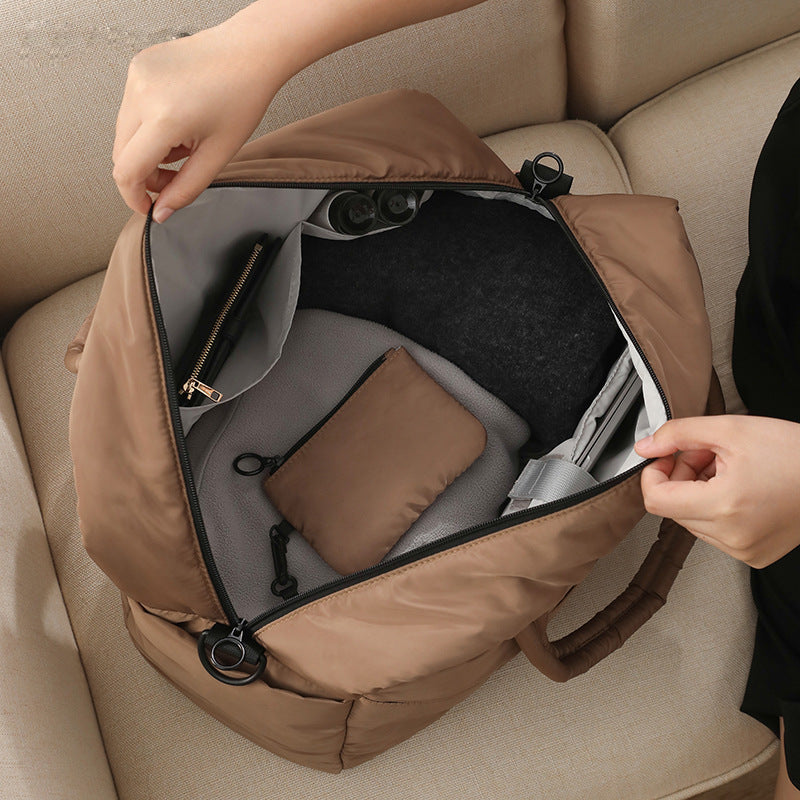 Damen elegante Tragetasche mit abnehmbarer Umhängetasche Brehn