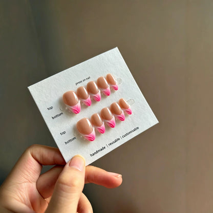 Anpassbares Handgefertigtes Press-On Nail Set