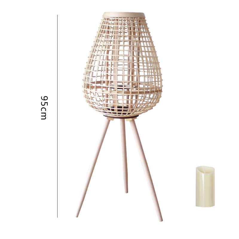 Dekorative Rattan-Laterne Brehn